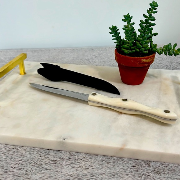 Cutco Kitchen Cutco 721 White Handle 4 78 Blade Utility Trimmer